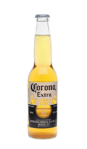 Irvine Enero 2013 Foto Una Botella Onzas Cerveza Corona Extra — Foto de Stock