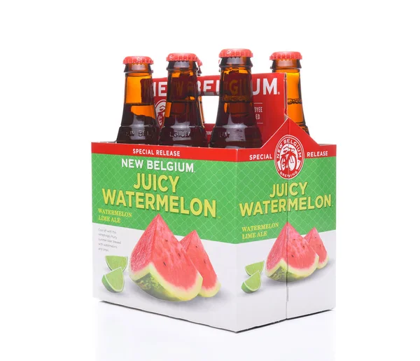 Irvine Juillet 2017 Nouvelle Belgique Watermelon Lime Ale Pack Une — Photo
