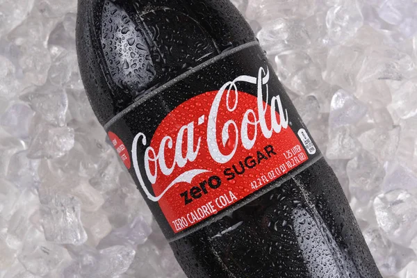 Ірвайн Каліфорнія Грудня 2017 Пляшки Coca Cola Zero Цукру Льоду — стокове фото