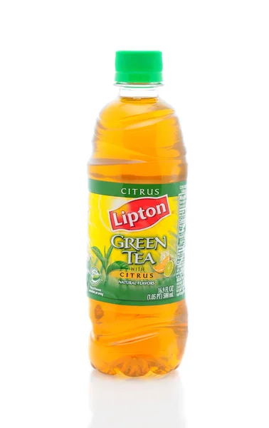 Irvine Ocak 2013 500Ml Şişe Narenciye Ile Lipton Yeşil Çay — Stok fotoğraf