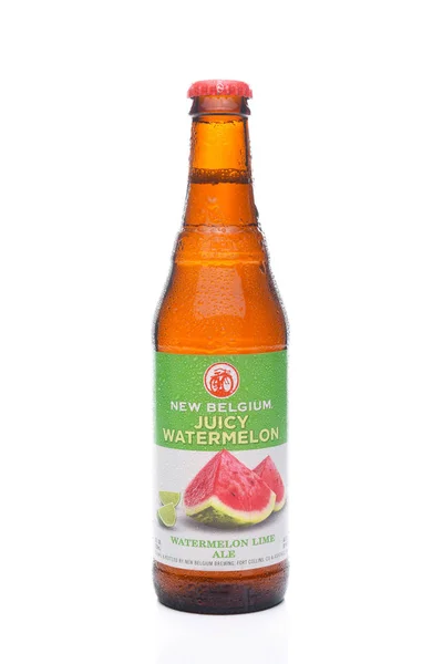 Irvine Juli 2017 Nya Belgien Vattenmelon Lime Ale Enda Flaska — Stockfoto