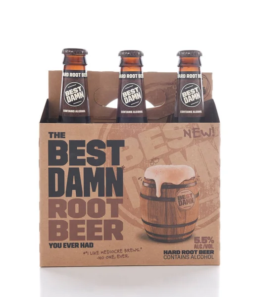 Irvine Kalifornia Stycznia 2017 Best Damn Root Beer Pack Twarde — Zdjęcie stockowe