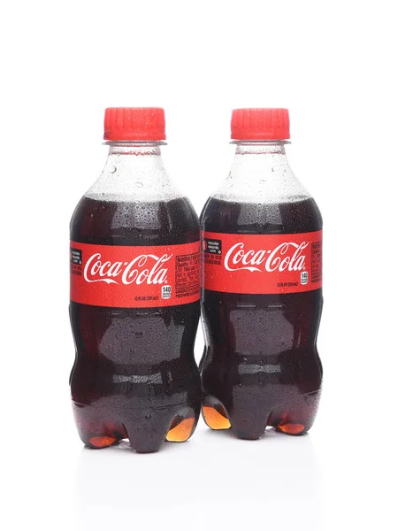 Irvine California January 2017 Two Bottles Coca Cola Coca Cola — Stock Photo, Image