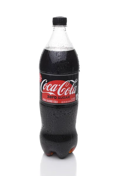 Irvine California Dezembro 2017 Uma Garrafa Coca Cola Zero Sugar — Fotografia de Stock