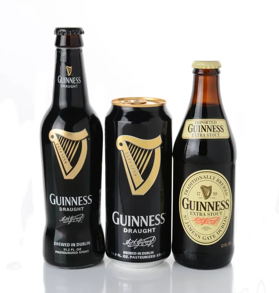 Irvine Enero 2015 Tres Cervezas Guinness Brewing Company Botella Stout —  Fotos de Stock