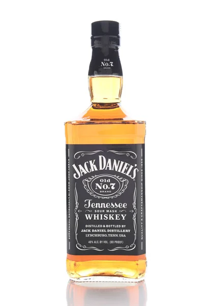 Irvine California Januari 2017 Jack Daniels Tennessee Whiskey Produceras Lynchburg — Stockfoto