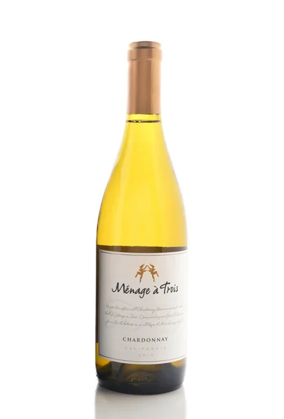 Irvine California November 2016 Menage Trois Chardonnay Produced Award Winning — Stock Photo, Image