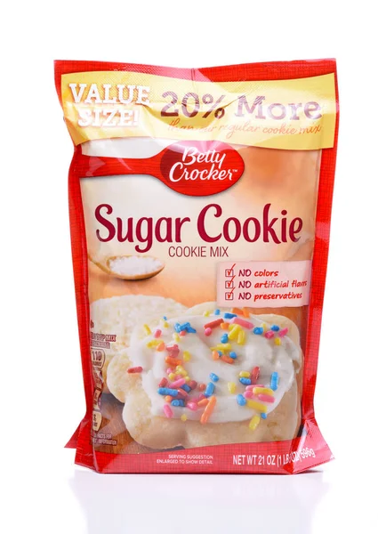 Irvine California Dec 2018 Betty Crocker Sugar Cookie Mix Paket — Stok Foto