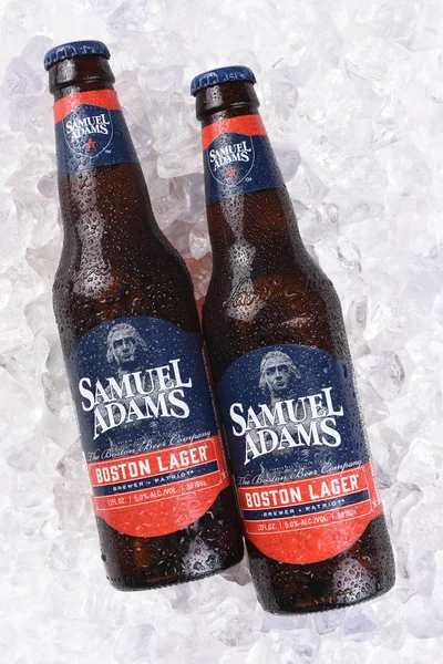 Irvine Julio 2017 Samuel Adams Boston Lager Ice Boston Beer — Foto de Stock