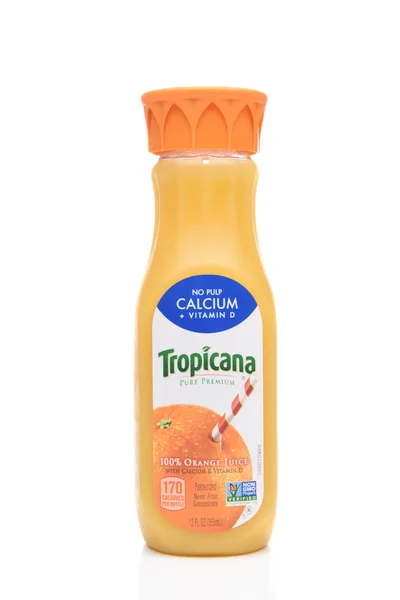 Irvine Agosto 2018 Botella Onzas Tropicana Orange Juice Tropicana Trabaja — Foto de Stock