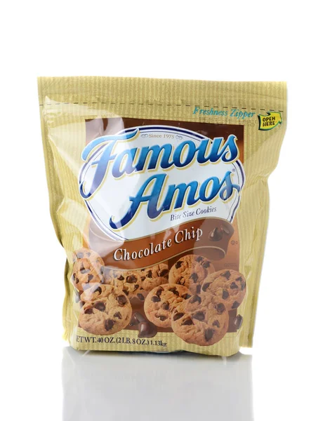 Irvine Junio 2015 Paquete Famosas Galletas Fritas Chocolate Amos Wally —  Fotos de Stock