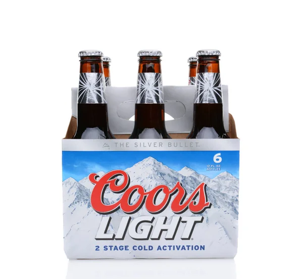 Irvine May 2014 Pack Coors Light Beer Coors Operates Brewery — Stock Photo, Image