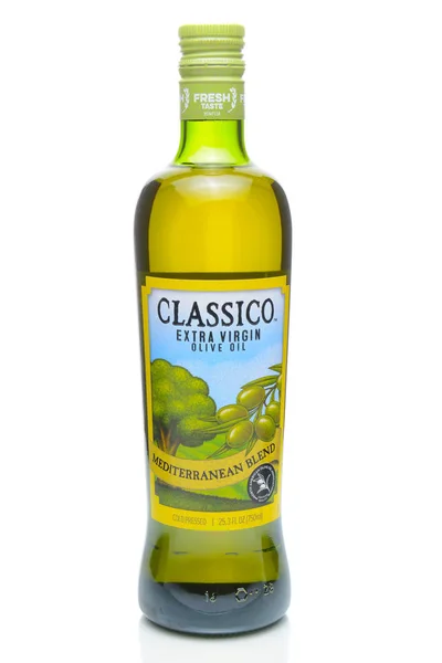 Irvine Janeiro 2018 Classico Mediterrâneo Blend Extra Virgin Olive Oil — Fotografia de Stock