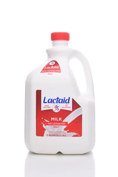 Irvine California Januari 2017 Quart Flaska Lactaid Laktosfri Mjölk Lactaid — Stockfoto