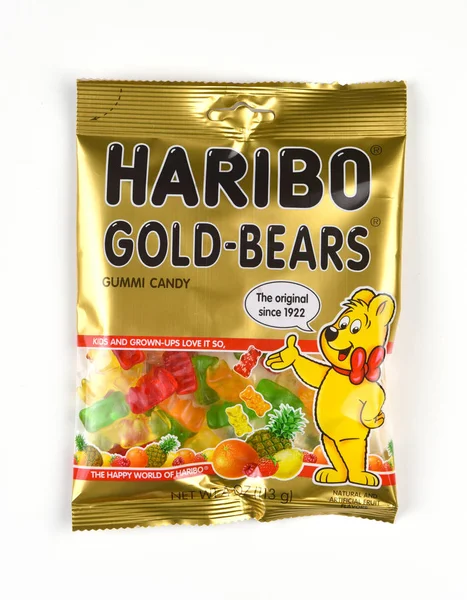 Irvine California Januari 2018 Haribo Gold Bär Mjuk Seg Gummy — Stockfoto