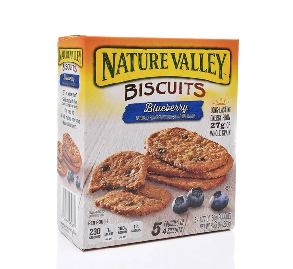 Irvine California Agosto 2017 Nature Valley Blueberry Biscuits Nature Valley — Fotografia de Stock