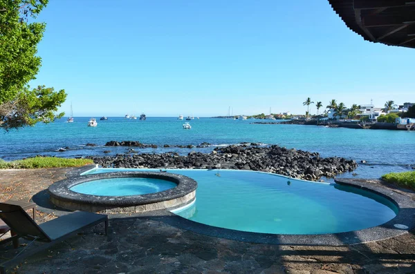 Finch Bay Galapagos Hotel Pool area — Stock Photo, Image