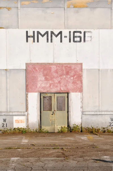 Blimp Hangar Detail an der ehemaligen uns Marine Corps Air Station, T — Stockfoto