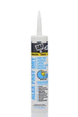 Dap Alex Hızlı Kuru Lateks Caulk bir tüp. 