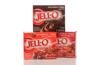 Jell-O Jelatin ve Çikolatalı Puding Kutuları