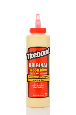 A plastic bottle of Titebond, Original Wood Glue, Professional S clipart