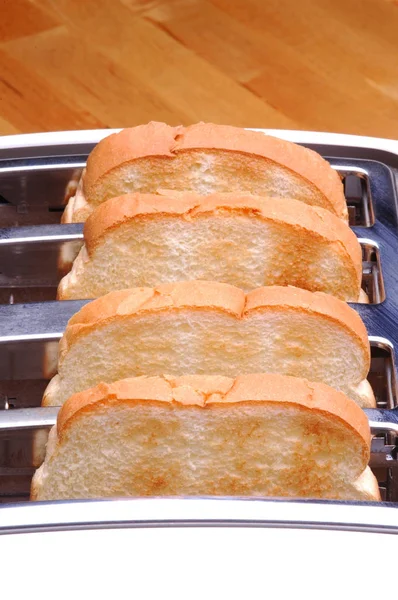 Closeup of fresh made toast for breakfast. — Stock Photo, Image