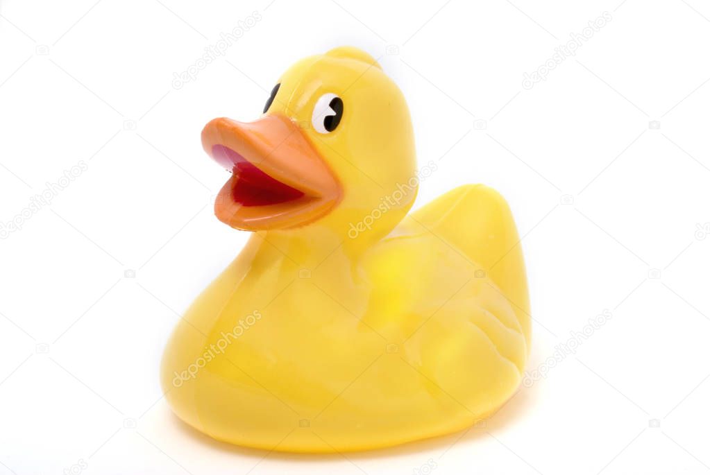 bath yellow rubber toy duck