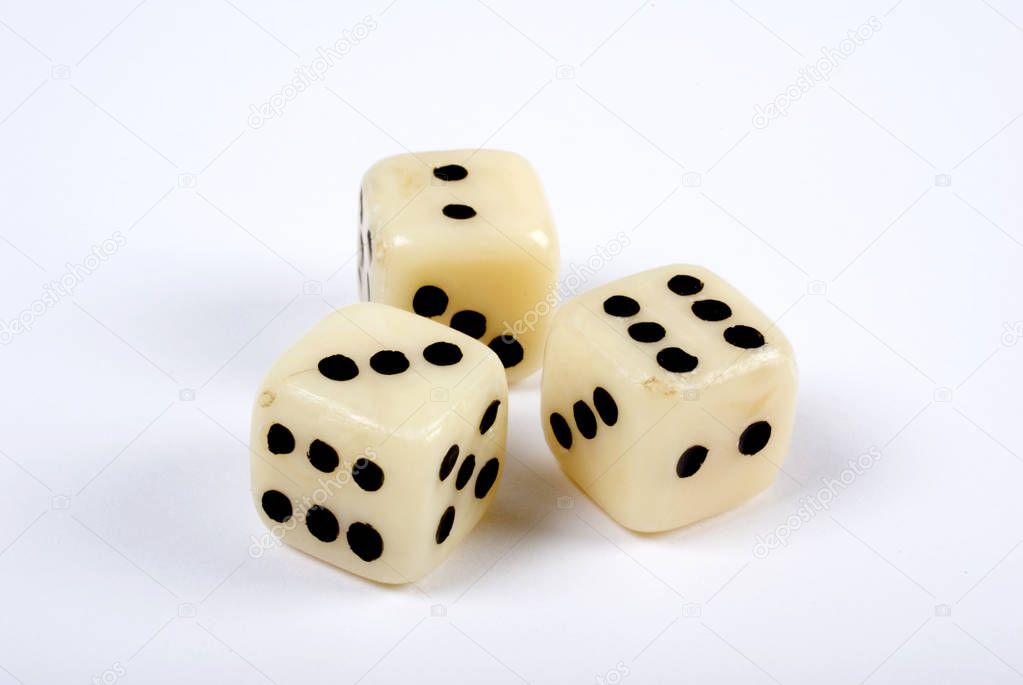 three dice