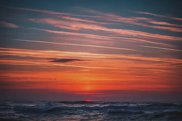 Beautiful Cloudscape Sea Sunrise Sho — Stock Photo, Image