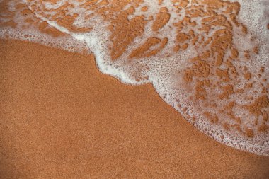 Kumsaldaki Okyanus Dalgası.