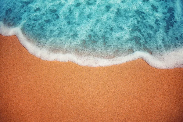 Ocean Wave Sandy Beach — Stockfoto