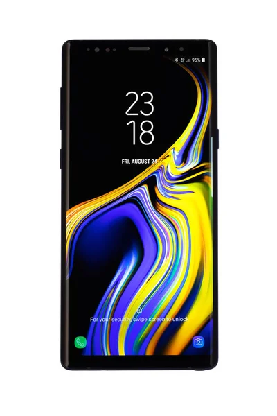 Varna Bulgarie Août 2018 Plan Studio Smartphone Samsung Galaxy Note — Photo