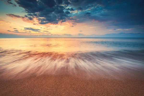 Krásná Oblačnost Nad Mořem Východ Slunce Sho — Stock fotografie