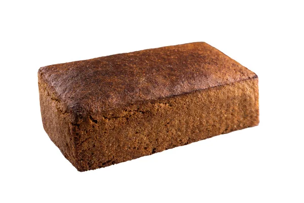 Целый Хлеб Изолированный Белом Фоне — стоковое фото