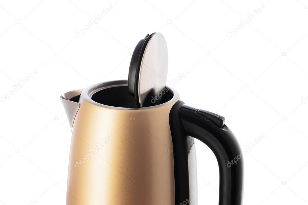 Electric kettle jug isolated on white background.