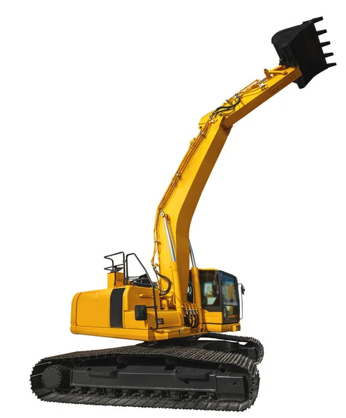 Excavator Loader Bucket Clipping Path Isolated White Background — Stock Photo, Image