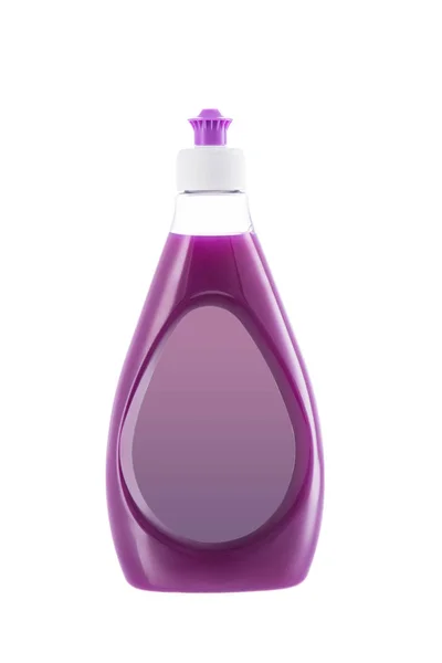Dishwashing Liquid Detergent Isolated White Background House Cleaning Product — Stock Photo, Image