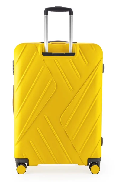 Suitcase Luggage Flight Isolated Clipping Path — Stock Photo, Image