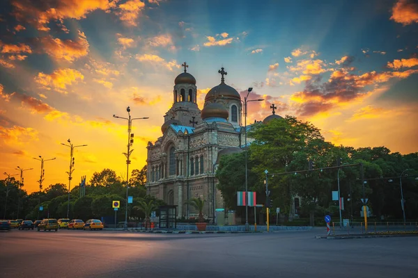 The Cathedral of the Assumption in Varna, Bulgaria 2019 — Stock Photo, Image