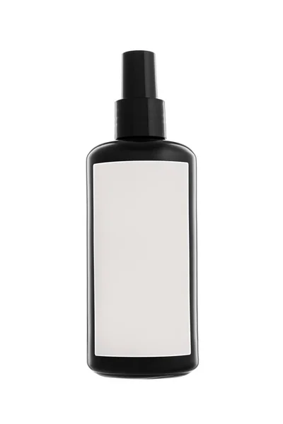 Bouteille cosmétique isolée sur blanc — Photo