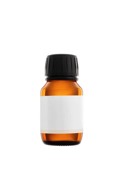 Frasco de suero de aceite esencial de aromaterapia, aislado sobre bac blanco — Foto de Stock
