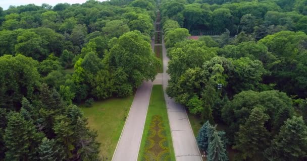 Varna Bulgaria Vista Aerea Del Parco Giardino Sul Mare Con — Video Stock