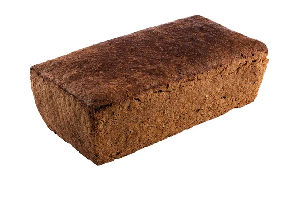 Целый хлеб, изолированный на белом фоне — стоковое фото