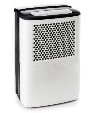 Nemlendirici elektrik makinesi beyaz arkaplanda izole edildi