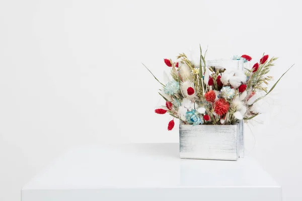 Kuru çiçekler buket Güzellik — Stok fotoğraf