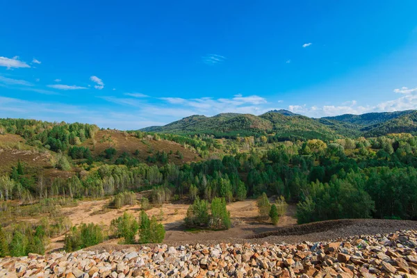 Vista de beleza nas montanhas de Altai — Fotografia de Stock