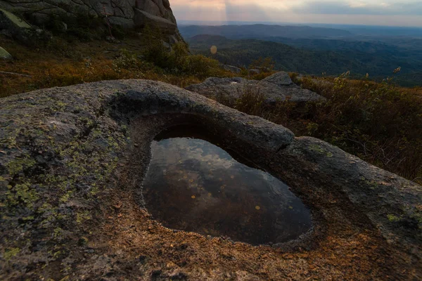 Pohled na krásu v pohoří Altaj — Stock fotografie