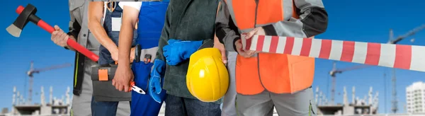 Muitos trabalhadores close-up — Fotografia de Stock