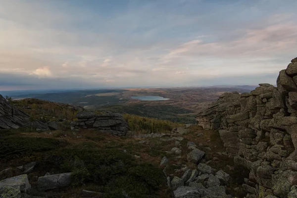 Altay dağlarında görünümünde Güzellik