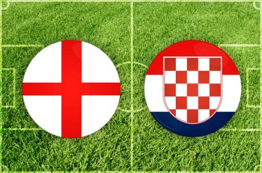 İngiltere Hırvatistan 'a karşı futbol maçı